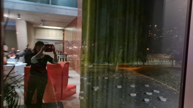 Beim Empfang im Saal der Niederländischen Botschaft. (Copyright: Cornelia Saxe)