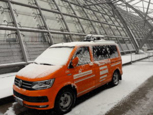 Ein Wintereinbruch bescherte uns in Leipzig Schneetreiben und eisige Temperaturen